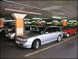 Parking garages have lower theft rates
