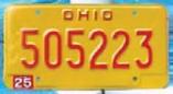 Picture of special license plate used in some states to identify drunk drivers