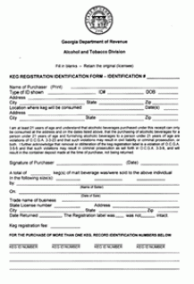 keg registration form
